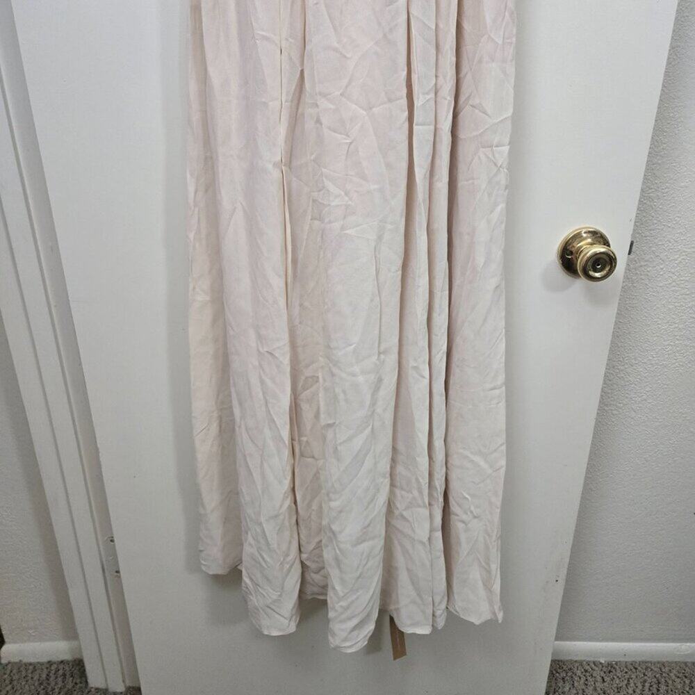 Reformation Jayde Dress Size 8P Prosecco NWT Bridesmaid Maxi Formal Evening - Picture 5 of 9